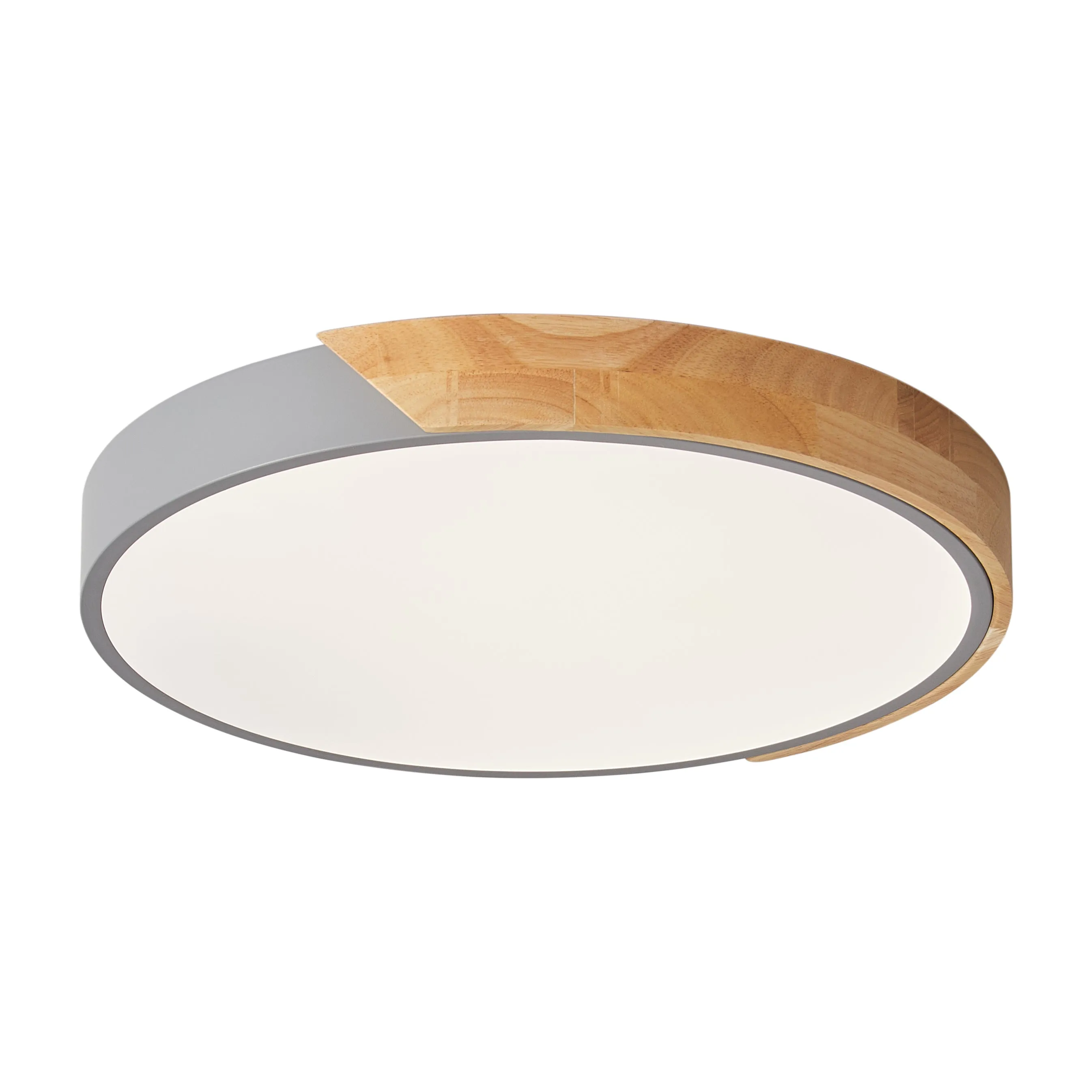 1-Light Round Acrylic LED Flush Mount Lighting