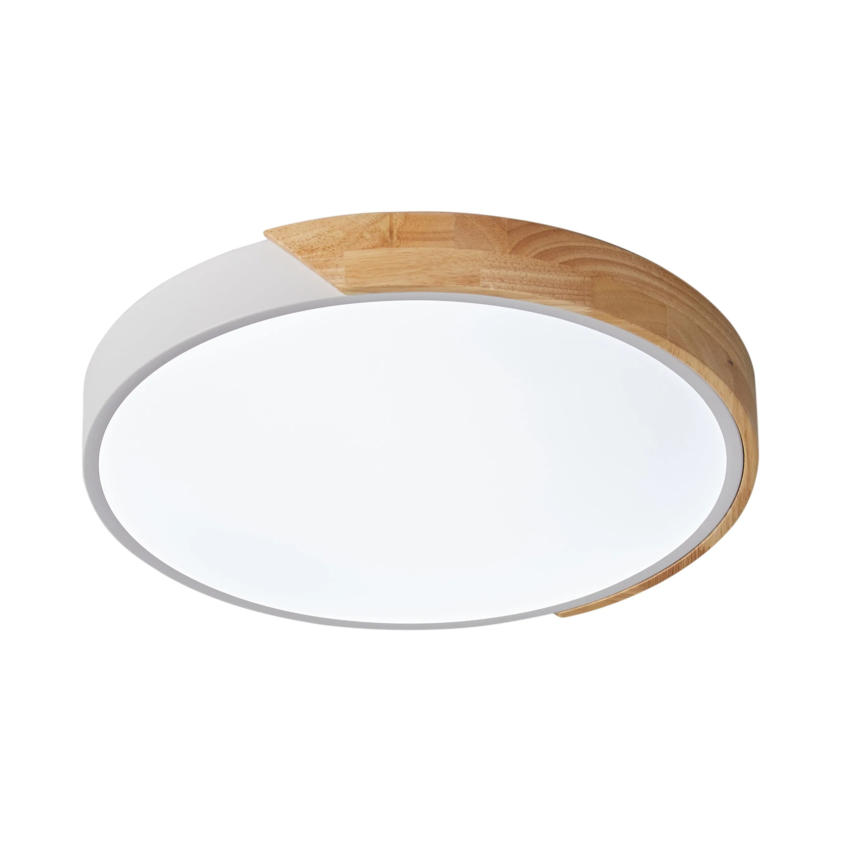 1-Light Round Acrylic LED Flush Mount Lighting