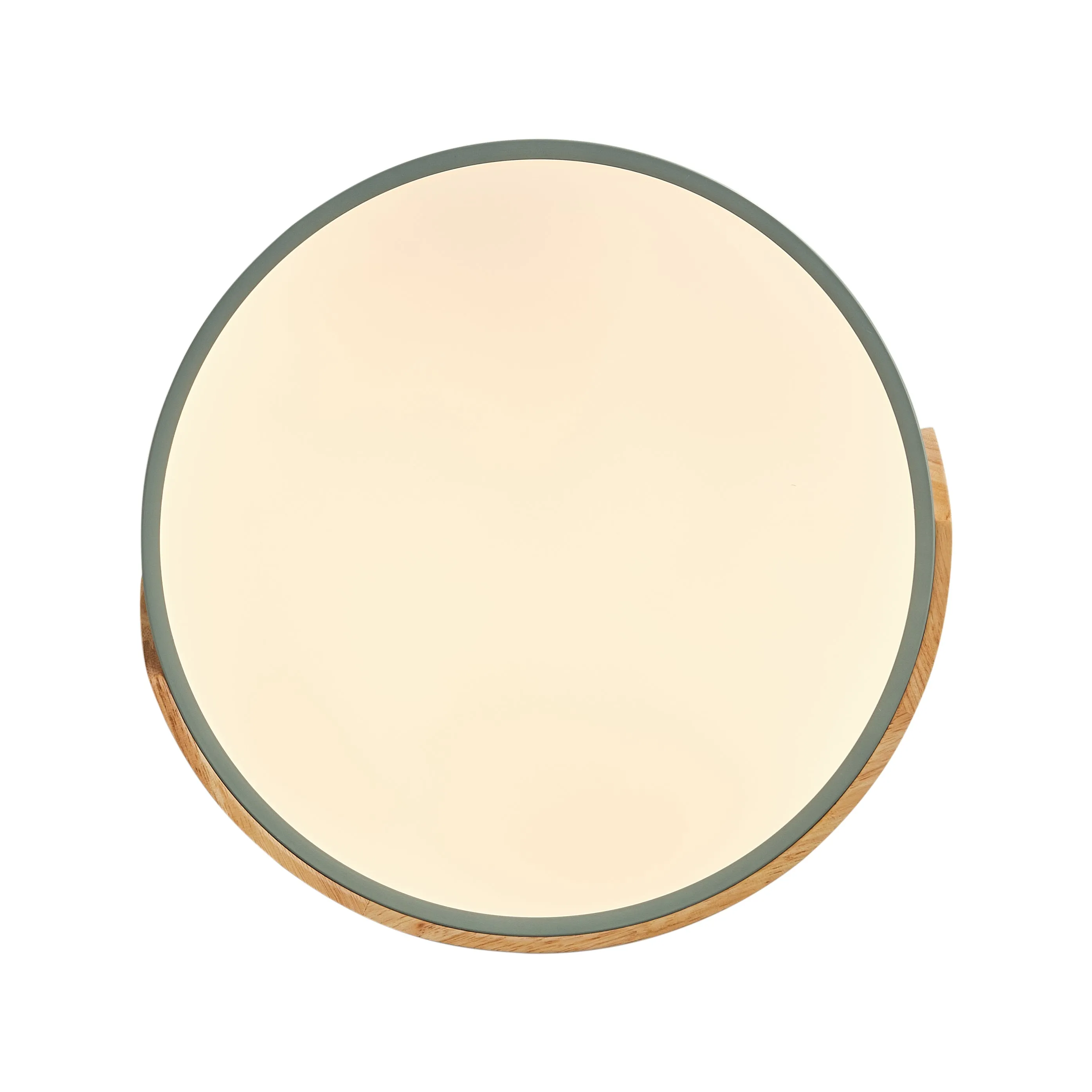 1-Light Round Acrylic LED Flush Mount Lighting
