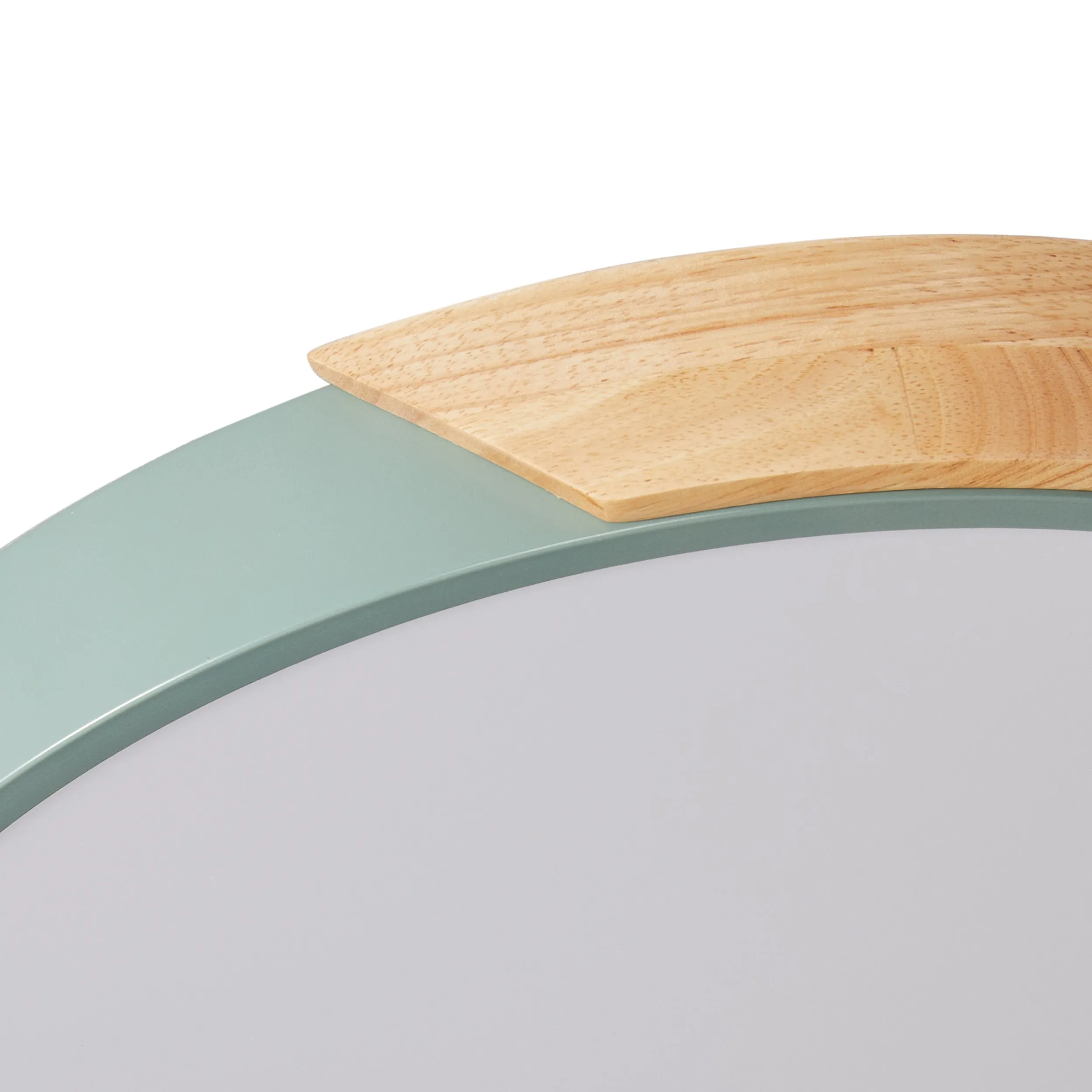 1-Light Round Acrylic LED Flush Mount Lighting