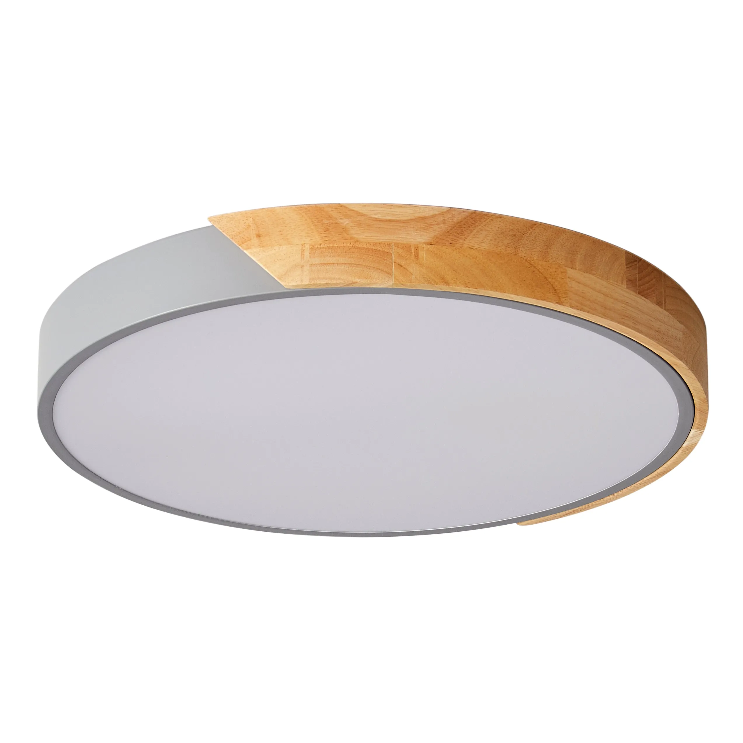 1-Light Round Acrylic LED Flush Mount Lighting