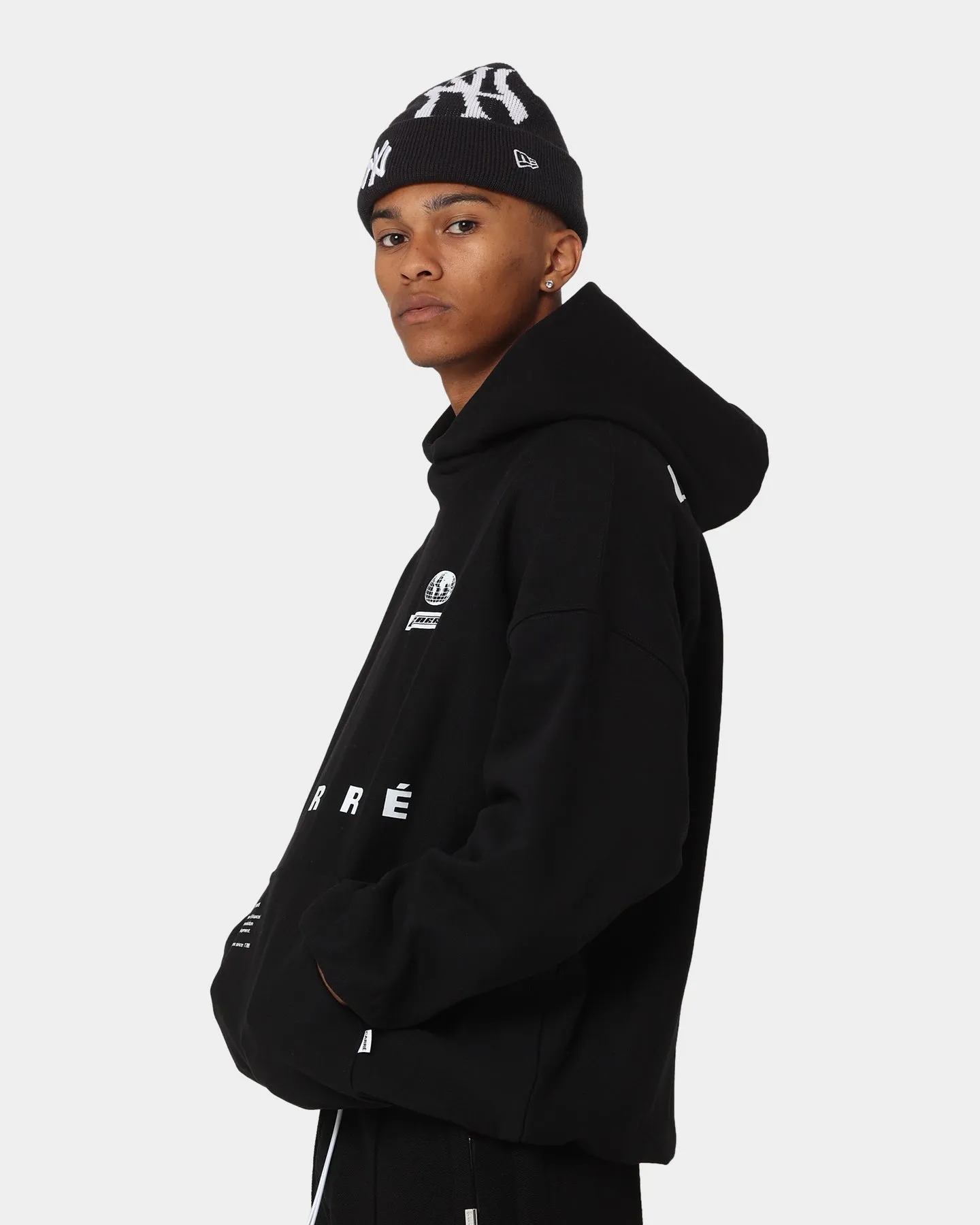 Carré Enhanced Oversized Superior Hoodie Black