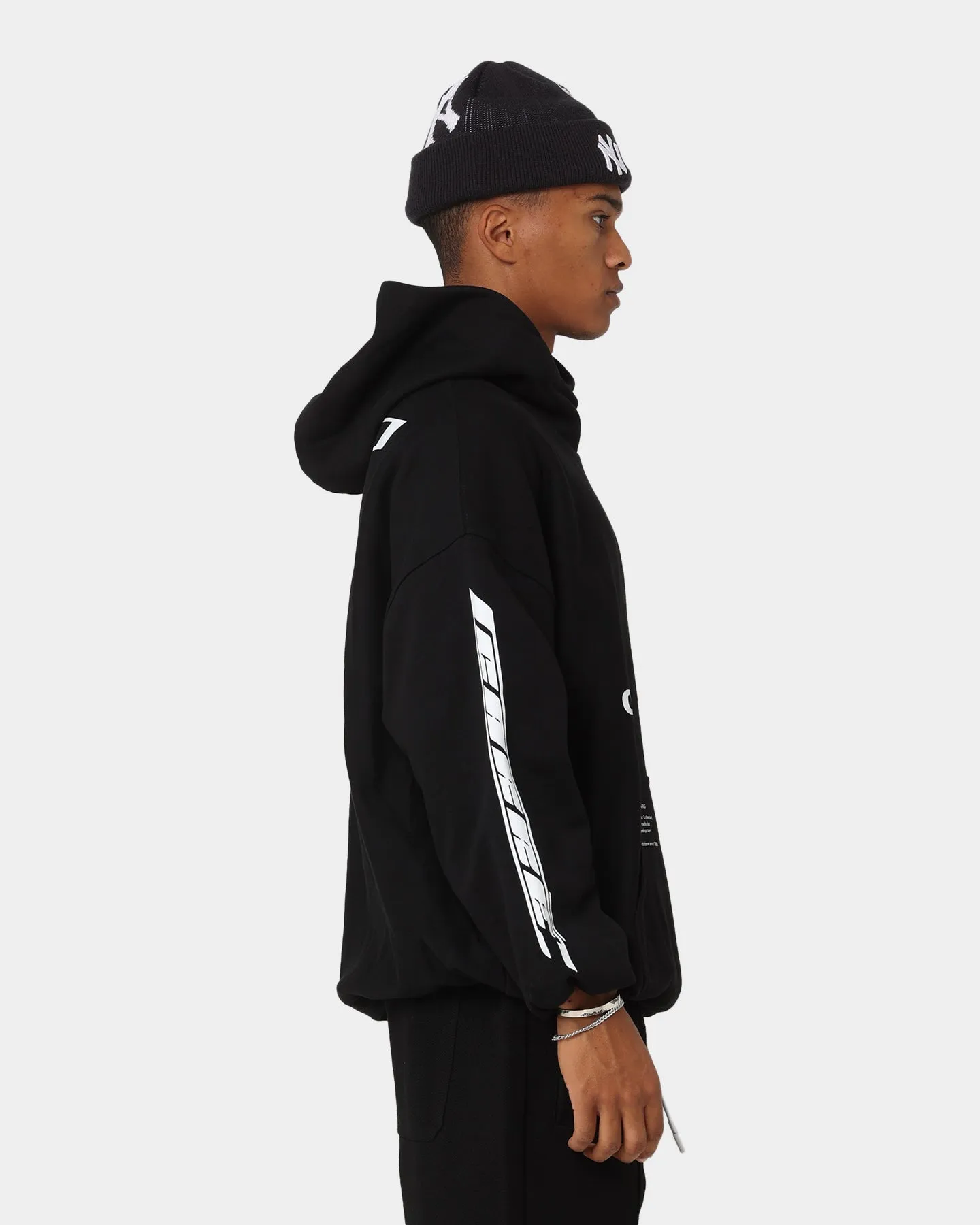 Carré Enhanced Oversized Superior Hoodie Black