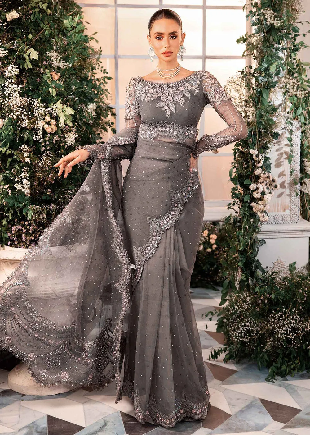 Mbroidered Wedding Formals Edit '24 by Maria B | BD-2902